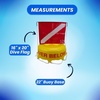 image:imageScuba Choice Scuba Diving Deluxe Diver Below Inflatable Float and Flag Bouy