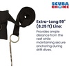 image:imageScuba Choice Scuba Diving Reef Dri Hook 99 Line with Storage Pouch