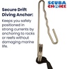 image:imageScuba Choice Scuba Diving Reef Dri Hook 99 Line with Storage Pouch