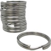 image:imageScuba Choice 38mm Stainless Steel Split Rings for BCD Attachment 10Pcs 23mm Wire Diameter Glossy Finish  Heavy Duty Durable Diving Gear Connectors Equipment