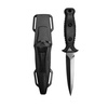 image:imageScuba Choice 85 Spearfishing Dive Knife Low Volume PointTip Black StainlessSteel Blade Sharp 45 Blade Lightweight Sheath amp 2 Straps for Diving Spearfishing and Outdoor Adventures