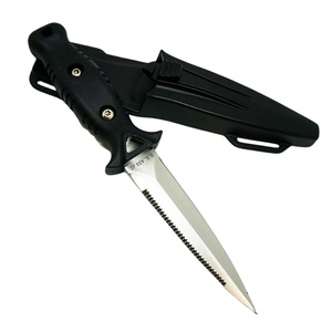 image:imageScuba Choice Titanium Talon Spearfishing Dive Knife 85 Black  Low Volume PointTip Full Tang Stainless Steel Blade with Straps Premium Modern Tool for Safety Precision amp Durability