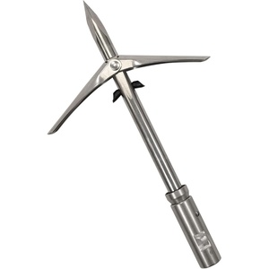 image:imageScuba Choice Spearfishing Pole Spear Tip  625 Stainless Steel Twin Barb Double Wing with 6mm Thread Durable Replacement Spear Head for Ice Fishing Cold Water amp Winter Spearfishing